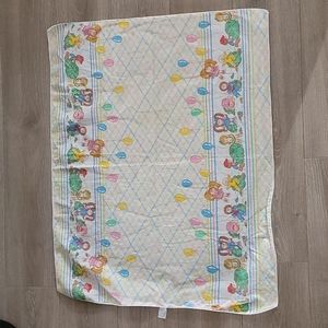 Vintage 1983 Cabbage Patch kids receiving blanket